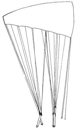 Single keel Parawing simulation configuration