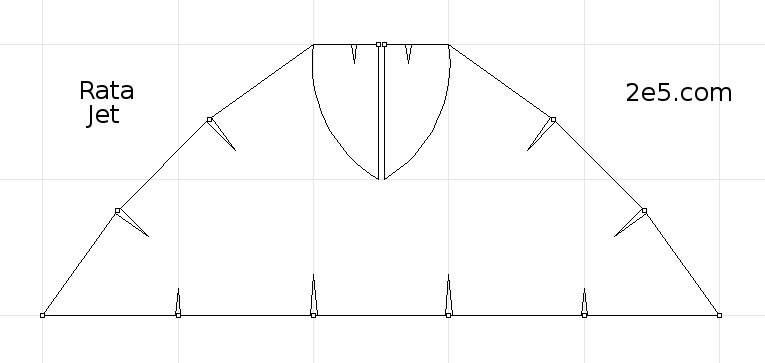 Rata Jet kite plan